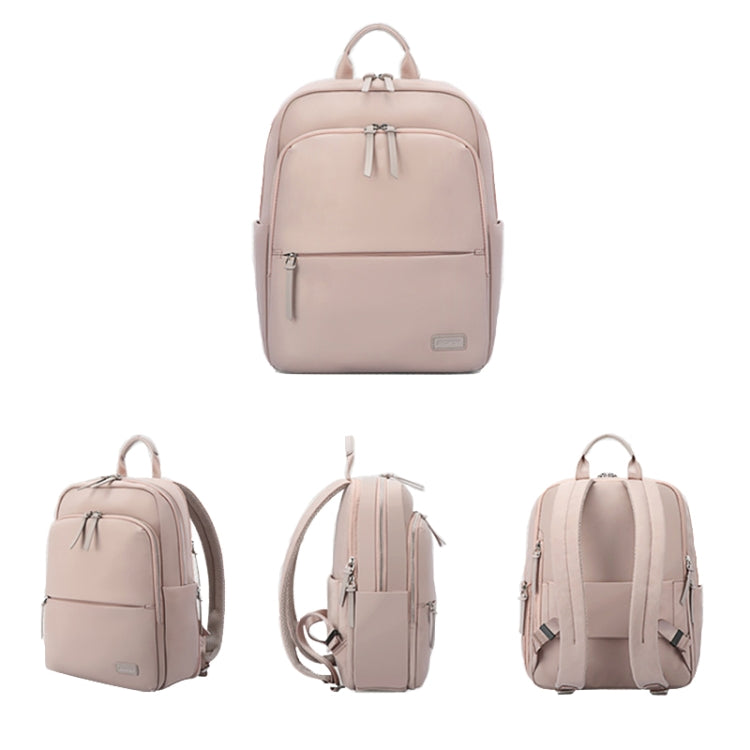 Bopai 62-70625 Large-capacity Casual Business Laptop Backpack(Apricot) - Backpack by Bopai | Online Shopping UK | buy2fix