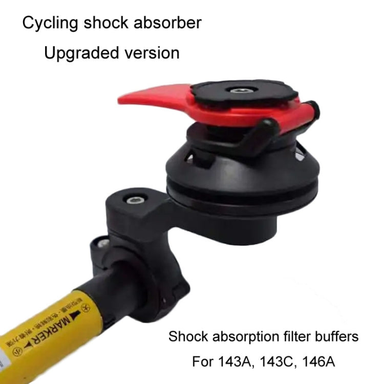 Bicycle Motorcycle Riding Cell Phone Holder Shock Absorber Vibration Filter Buffer(Black) - Holder by buy2fix | Online Shopping UK | buy2fix