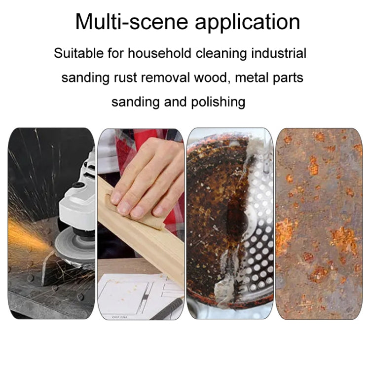 100# Woodworking Polishing Metal Rust Removal Wet And Dry Sponge Sandpaper - Abrasive Tools & Accessories by buy2fix | Online Shopping UK | buy2fix