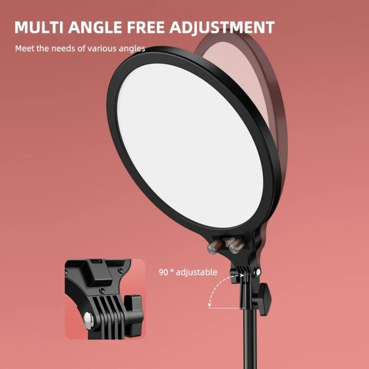 12.6 Inch Full-Screen Selfie Ring Light Tripod Set For Live Stream, Spec: 210cm Bracket - Selfie Light by buy2fix | Online Shopping UK | buy2fix