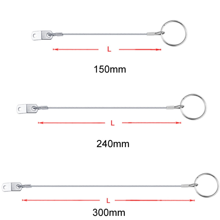 4.5mm 316 Stainless Steel Marine Hardware Spring Safety Stop, Specifications: Safety Pin - Marine Accessories & Parts by buy2fix | Online Shopping UK | buy2fix