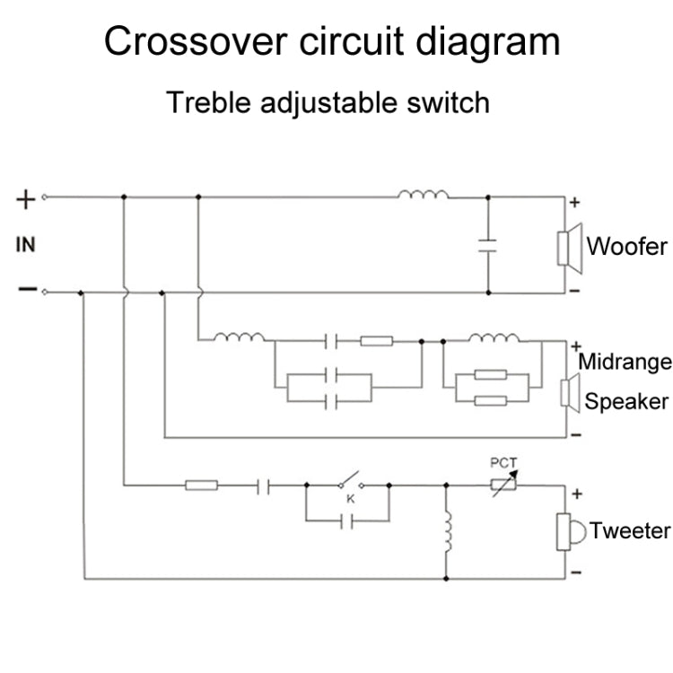 3505C High Medium And Low 3-Way Audio Crossover Stage Speaker Divider - Audio Crossover by buy2fix | Online Shopping UK | buy2fix