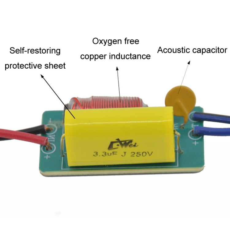 WEAH-T-4 Car Modification Tweeter Crossover Hi-Fi Audio Divider, Style: C Model - Audio Crossover by buy2fix | Online Shopping UK | buy2fix