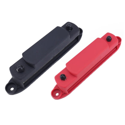 M6 2-post 12-way RV Yacht Terminal Nylon Flame Retardant Busbar, Color: Red+Black 1pair - Fuse by buy2fix | Online Shopping UK | buy2fix