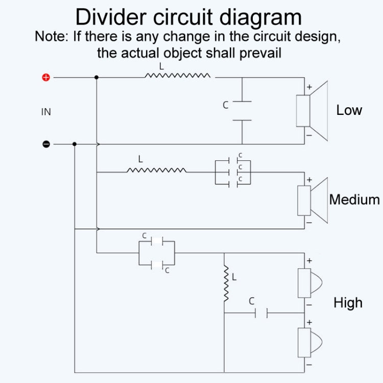 RCEDA-410 Two High One Medium One Low 4-Way Speaker Crossover Audio Modification Divider - Audio Crossover by buy2fix | Online Shopping UK | buy2fix