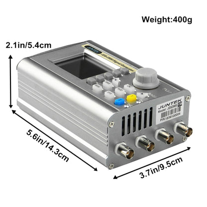 JUNTEK Programmable Dual-Channel DDS Function Arbitrary Waveform Signal Generator, Frequency: 60MHz(UK Plug) - Other Tester Tool by buy2fix | Online Shopping UK | buy2fix