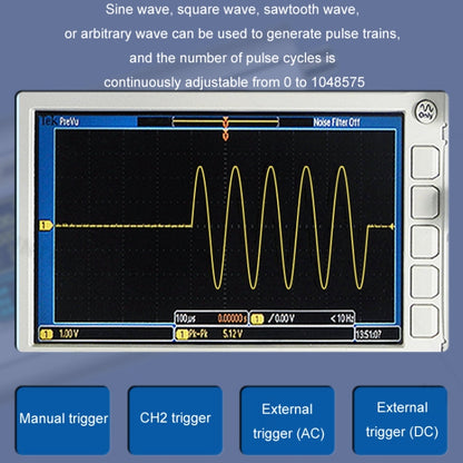 JUNTEK Programmable Dual-Channel DDS Function Arbitrary Waveform Signal Generator, Frequency: 15MHz(UK Plug) - Other Tester Tool by buy2fix | Online Shopping UK | buy2fix