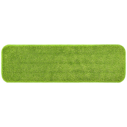 Spray Mop Replacement Pads Reusable Microfiber Floor Mops Refills 14x46cm Green - Handheld Cleaner & Mops by buy2fix | Online Shopping UK | buy2fix