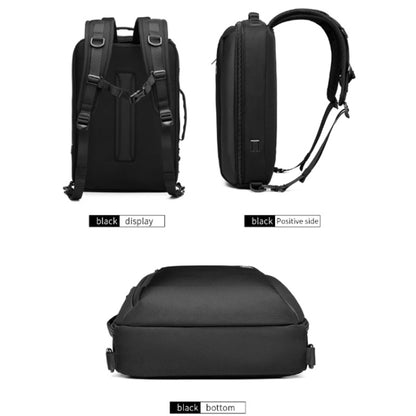 Ozuko Business Laptop USB Backpack Men Schoolbag(Dark Gray) - Backpack by ozuko | Online Shopping UK | buy2fix