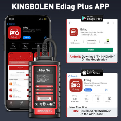 KINGBOLEN OBD2 Car Tester Diagnostics(Ediag Plus) - Electronic Test by KINGBOLEN | Online Shopping UK | buy2fix