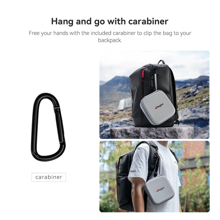 For DJI Neo aMagisn Standard Storage Bag Carrying Case(White) - Backpacks & Bags by aMagisn | Online Shopping UK | buy2fix