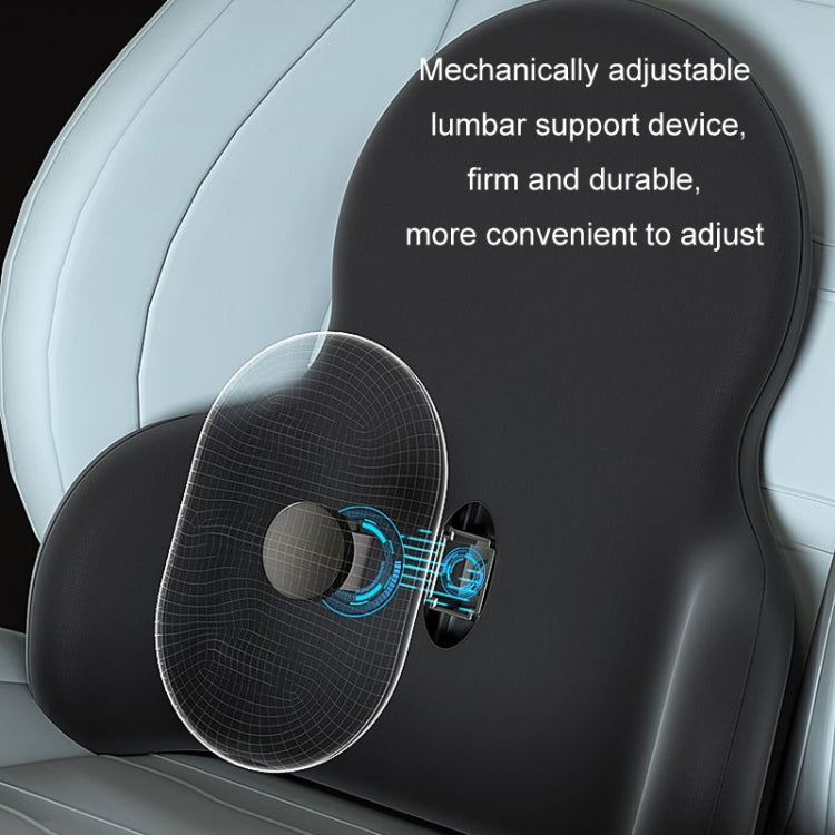 Multifunctional Car Memory Foam Adjustable Lumbar Support, Color: Classic Coffee - Seat Accessories by buy2fix | Online Shopping UK | buy2fix