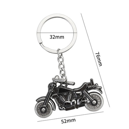 Simulation Cool Motorcycle Keychain Metal Decoration Pendant, Style: X-1425 Black - Key Rings by buy2fix | Online Shopping UK | buy2fix