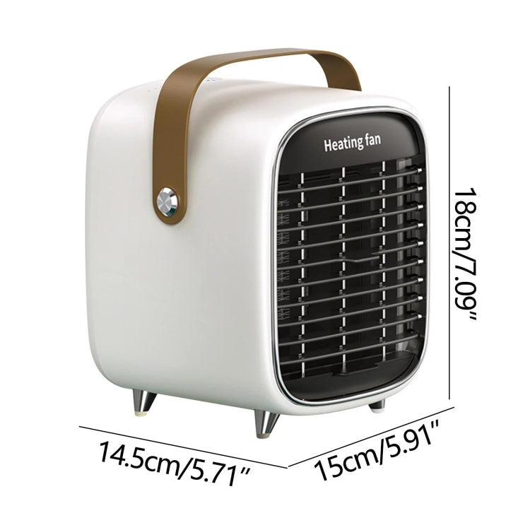 Y36 Mini Portable Desktop Heater Home Office Electric Heater, Color: US Plug White - Electric Heaters by buy2fix | Online Shopping UK | buy2fix