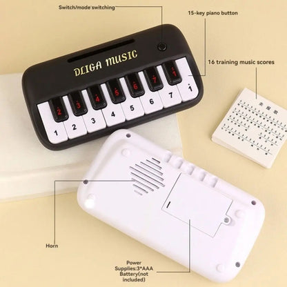 Kids Multifunction Electronic Piano Early Learning Music Piano Educational Toy For Boys And Girls Gift(White) - Music Toys by buy2fix | Online Shopping UK | buy2fix