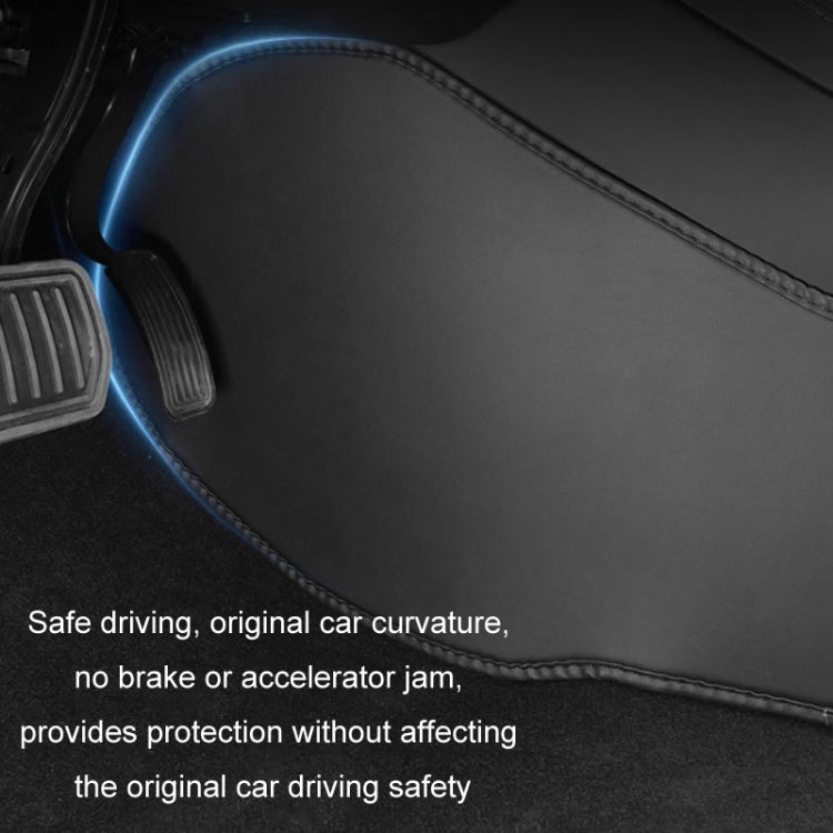 For Tesla Center Console Side Anti-kick Protective Pad, Style: For 2024 Model 3 Driver Passenger Inner Side TPE - Seat Accessories by buy2fix | Online Shopping UK | buy2fix