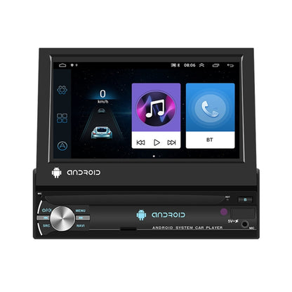 2+64G 7-Inch Single Din Android 10.0 Carplay Screen With GPS Navigation/Bluetooth/Mirror Link/DVR Input, Spec: Standard Edition - Car Monitor by buy2fix | Online Shopping UK | buy2fix