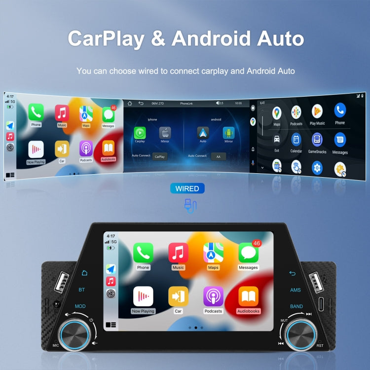 5-inch Single Din Car Multimedia Player Supports Mirror Link/Steering Wheel Control Standard Version - Car MP3 & MP4 & MP5 by buy2fix | Online Shopping UK | buy2fix