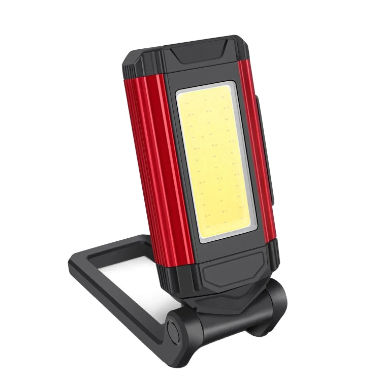 E-SMARTER K011 USB Rechargeable Repair Light With Magnet COB Strong Light Flashlight, Style: A Foldable Red - Other Tools by E-SMARTER | Online Shopping UK | buy2fix