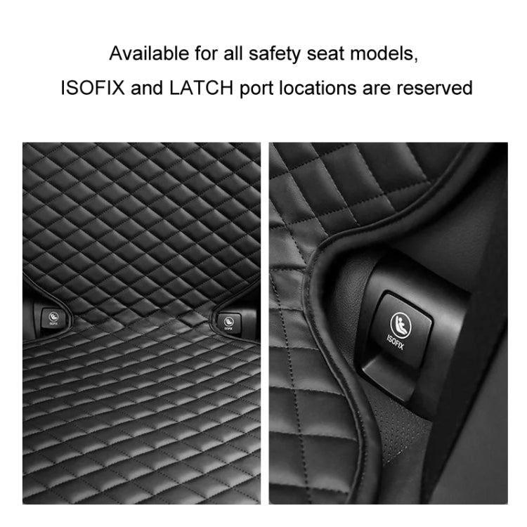 KEEP TOP Thickened Anti-Skid Anti-Wear Protective Pad For Child Car Safety Seat, Size: 110x48cm(Black) - Seat Accessories by KEEP TOP | Online Shopping UK | buy2fix