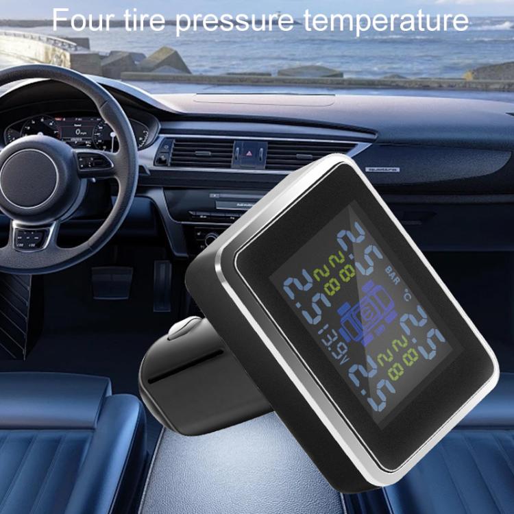 Car Cigarette Lighter Type Tire Pressure Monitor Wireless Tire Pressure Sensor, Style: Internal - Tire Pressure Gauges by buy2fix | Online Shopping UK | buy2fix