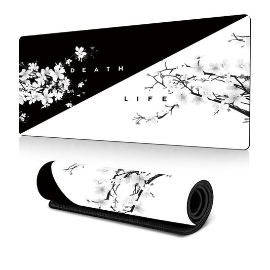 400x900x2mm Ink Painting Cherry Blossom Rubber Non-Slip Mouse Pad Desk Mat(Pattern 9) - Mouse Pads by buy2fix | Online Shopping UK | buy2fix