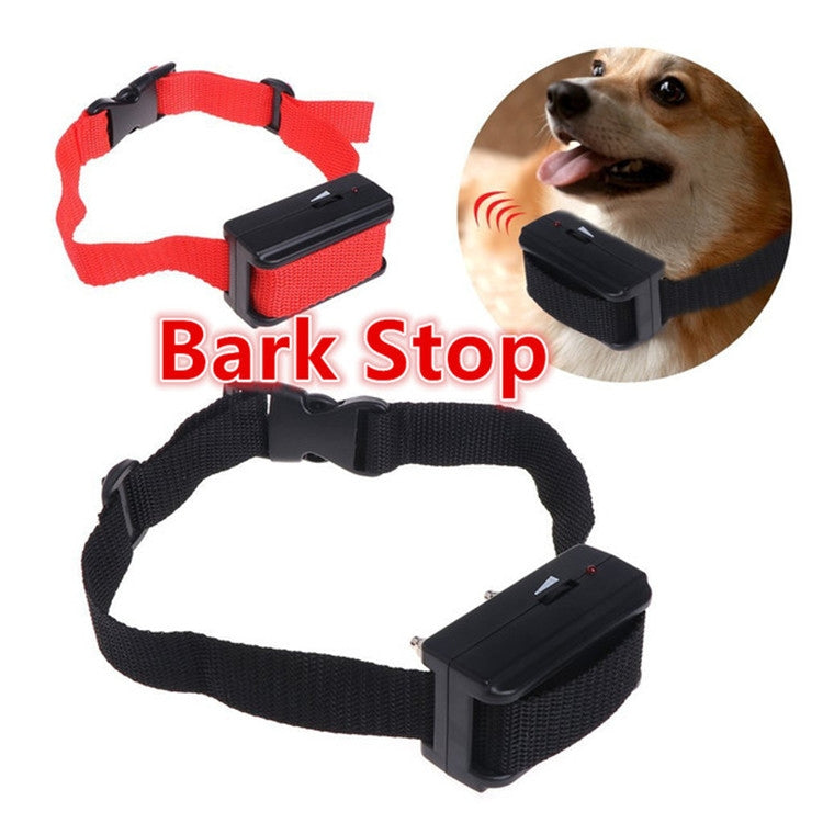 Pet Bark Stopper Automatic Dog Trainer Electric Shock Collar(Red) - Training Aids by buy2fix | Online Shopping UK | buy2fix