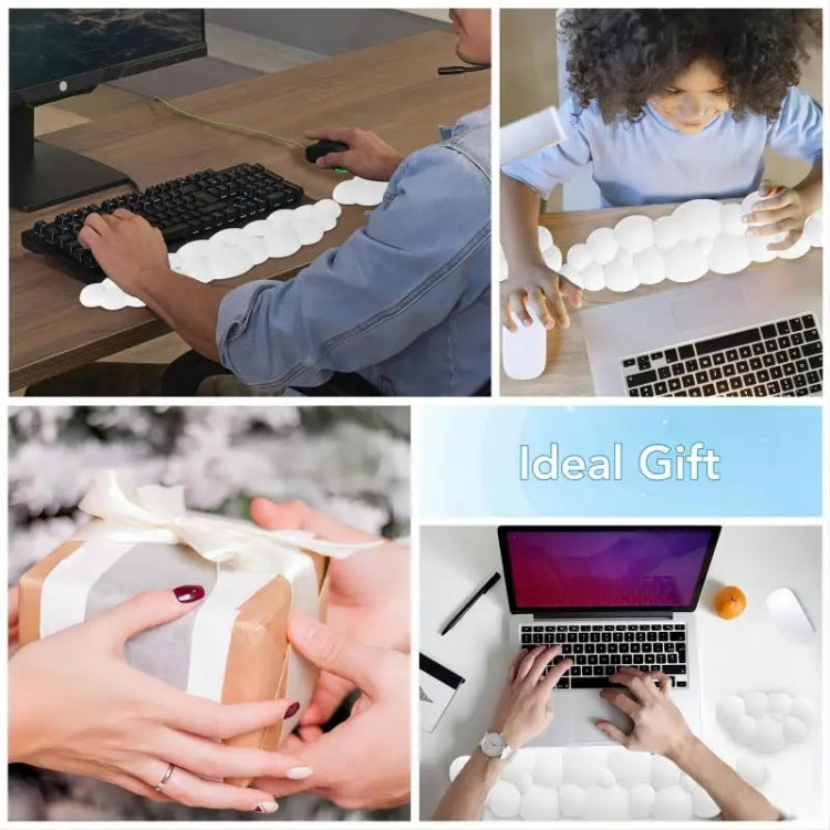 Cloud Wrist Rest Memory Foam Keyboard Pad Office Desktop Wrist Brace (Pink) - Mouse Pads by buy2fix | Online Shopping UK | buy2fix