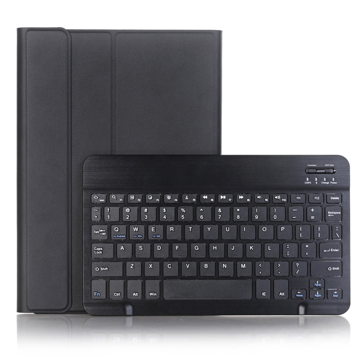 Detachable Bluetooth Keyboard Ultrathin Horizontal Flip Leather Tablet Case for Huawei MediaPad M5 10.8 inch, with Holder(Black) - Huawei Keyboard by buy2fix | Online Shopping UK | buy2fix