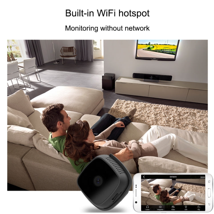 CAMSOY C9 HD 1280 x 720P 70 Degree Wide Angle Wireless WiFi Wearable Intelligent Surveillance Camera, Support Infrared Right Vision & Motion Detection Alarm & Loop Recording & Timed Capture(White) - Mini Camera by CAMSOY | Online Shopping UK | buy2fix