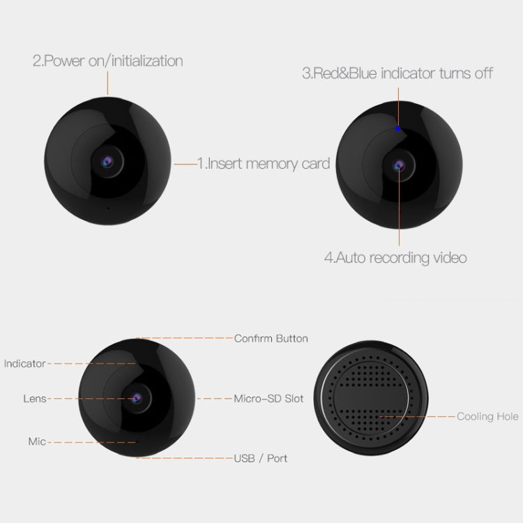 CAMSOY C2 Intelligent Bluetooth Monitor HD Night Vision WIFI Remote Monitor Camera - Security by CAMSOY | Online Shopping UK | buy2fix