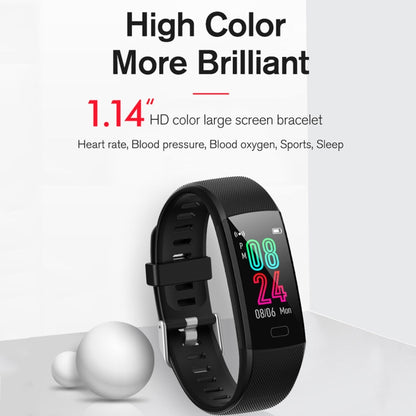 Y10 0.96 inch TFT Color Screen Smart Bracelet, Support Call Reminder/ Heart Rate Monitoring /Blood Pressure Monitoring/ Sleep Monitoring/Blood Oxygen Monitoring(Blue) - Smart Wear by buy2fix | Online Shopping UK | buy2fix