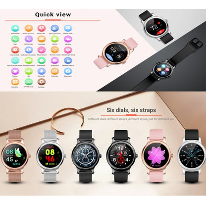 SMA-R2 1.3 inches IPS Screen Smart Watch IP65 Waterproof,Support Call /Message Reminder /Dual-mode Bluetooth 3.0 + 4.0/ Sleeping Monitoring /Sedentary Reminder(Black Silicone Strap) - Smart Wear by buy2fix | Online Shopping UK | buy2fix