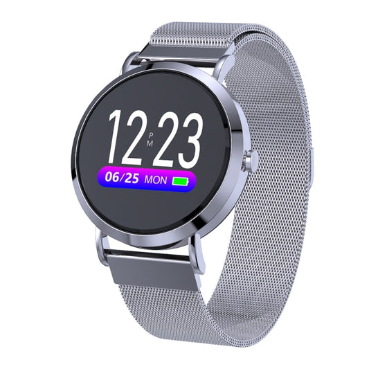 CV08C 1.0 inch TFT Color Screen Steel Watch Band Smart Bracelet, Support Call Reminder/ Heart Rate Monitoring /Blood Pressure Monitoring/ Sleep Monitoring/Blood Oxygen Monitoring (Silver) - Smart Wear by buy2fix | Online Shopping UK | buy2fix