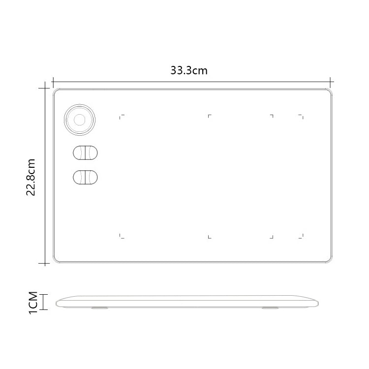 10Moons G20 Digital Tablet Capable of Connecting with Mobile Phone and Tablet Computer with 8192 Passive Pen -  by 10Moons | Online Shopping UK | buy2fix