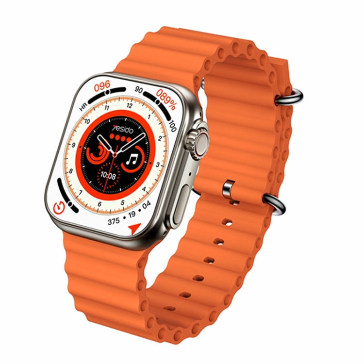 Yesido IO19 2 inch IPS Screen IP68 Waterproof Smart Watch, Support Blood Pressure Monitoring / ECG (Orange) - Smart Watches by Yesido | Online Shopping UK | buy2fix