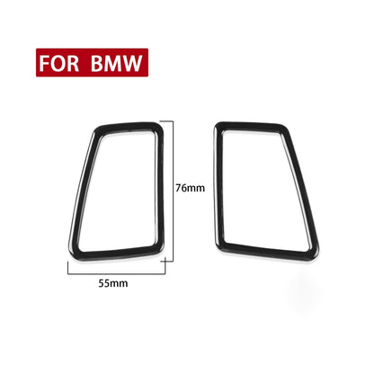 For BMW 3 Series E90 2005-2012 2pcs Car Instrument Air Outlet Frame Decorative Sticker, Left and Right Drive Universal - In Car by buy2fix | Online Shopping UK | buy2fix
