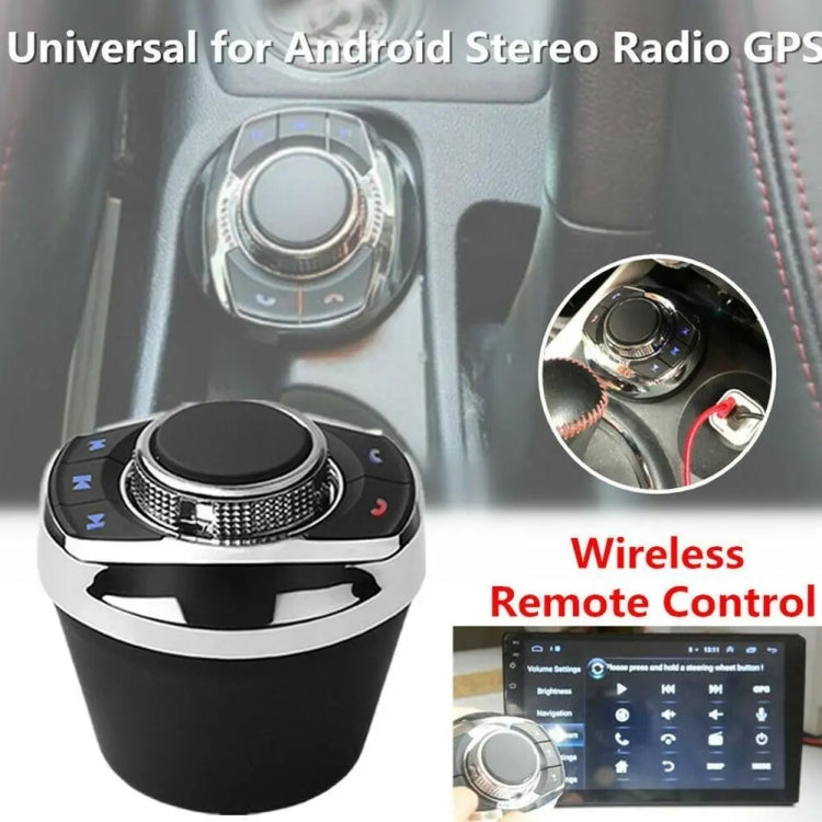 Multifunctional Car Cup Holder Wireless Knob Button Steering Wheel Button Remote Control without Light - In Car by buy2fix | Online Shopping UK | buy2fix