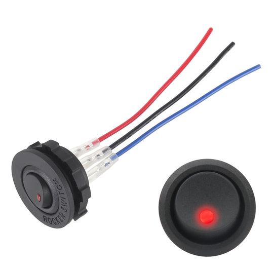 Car / Boat Modified Switch with 11cm Cable (Red Light) - In Car by buy2fix | Online Shopping UK | buy2fix