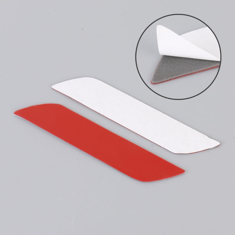 1 Pair Car Racing Development TRD Personalized Aluminum Alloy Decorative Stickers, Size: 11.5 x 2.5 x 0.5cm (Red) - 3D Metal Sticker by buy2fix | Online Shopping UK | buy2fix