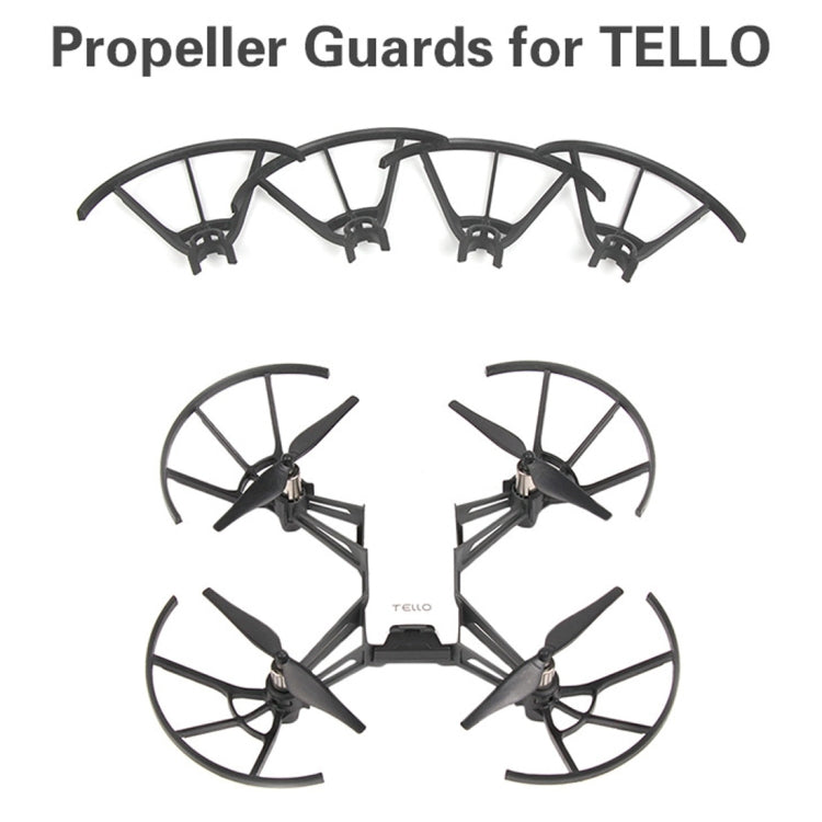 4 PCS Propeller Protective Covers for DJI TELLO Drone(Black) - DJI Tello Series by buy2fix | Online Shopping UK | buy2fix