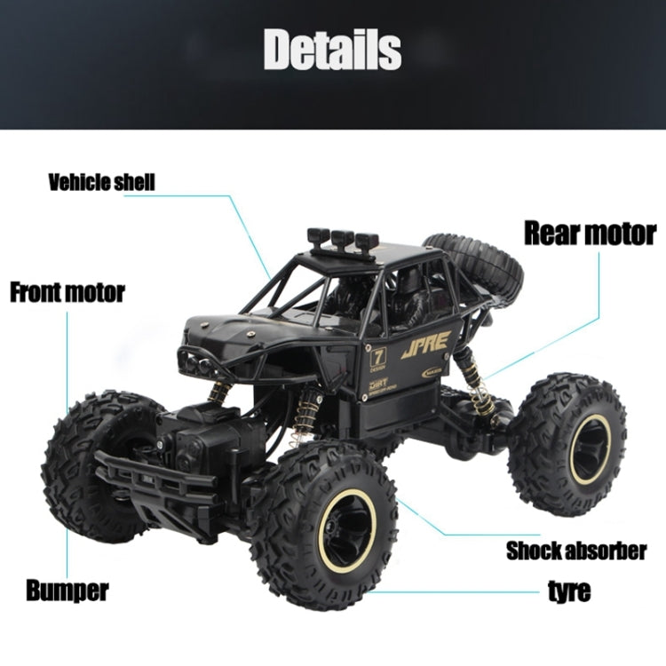 2.4GHz 4WD Double Motors Off-Road Climbing Car Remote Control Vehicle, Model:6026(Black) - RC Cars by buy2fix | Online Shopping UK | buy2fix