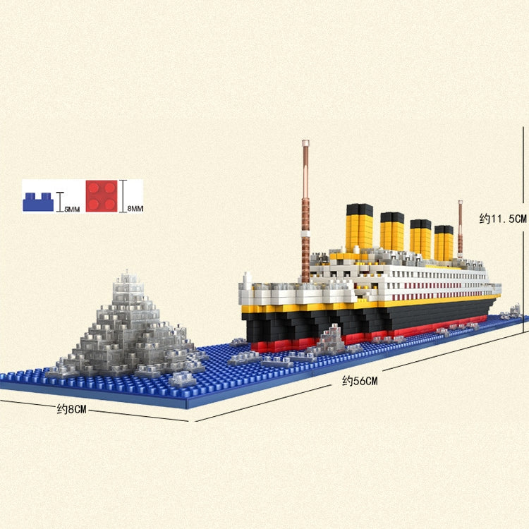 Titanic DIY Assembled Building Blocks Boat Children Educational Toy - Building Blocks by buy2fix | Online Shopping UK | buy2fix