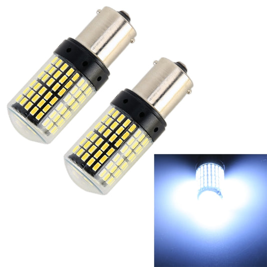 2 PCS 1156 / BAU15S DC12V / 18W / 1080LM Car Auto Turn Lights with SMD-3014 Lamps (White Light) - Arrow Turn Lights by buy2fix | Online Shopping UK | buy2fix