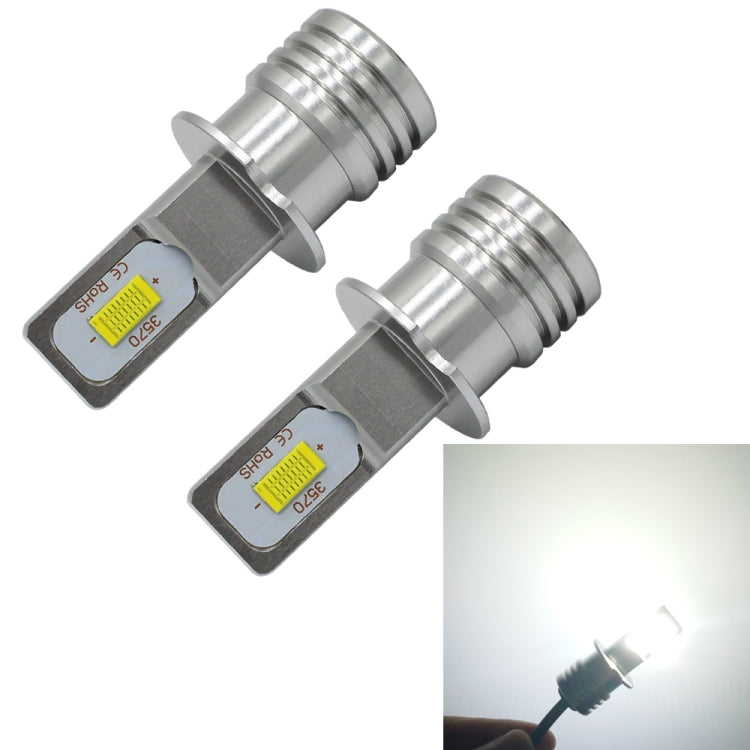 2 PCS H3 72W 1000LM 6000-6500K Super Bright Car Fog Light LED Bulbs, DC 12-24V - In Car by buy2fix | Online Shopping UK | buy2fix