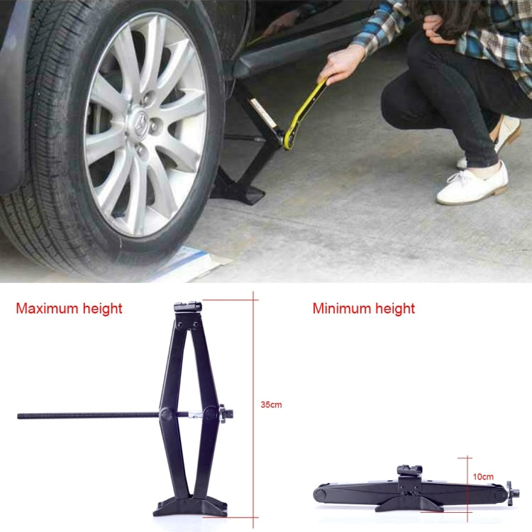 Upright ST-103D Heavy Duty Stabilizer Scissor Jack with Handle Lift Levelers 2000 Pound (1 Ton) Capacity Each - 10 to 35 CM Range - In Car by buy2fix | Online Shopping UK | buy2fix