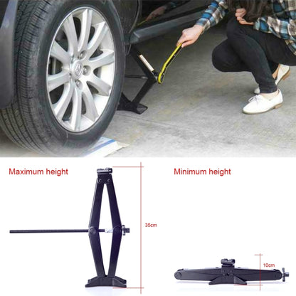 Upright ST-103D Heavy Duty Stabilizer Scissor Jack with Handle Lift Levelers 2000 Pound (1 Ton) Capacity Each - 10 to 35 CM Range - In Car by buy2fix | Online Shopping UK | buy2fix