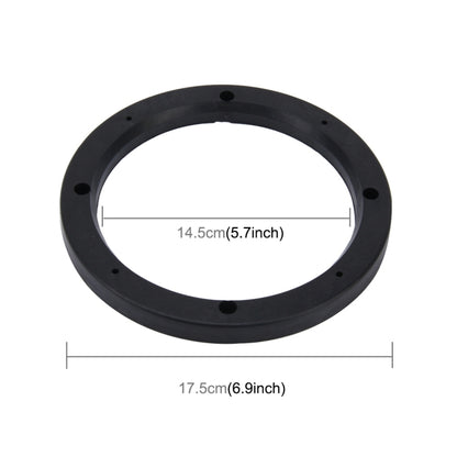 2 PCS 6.5 inch Car Auto ABS Loudspeaker Base Protection Hollow Cover Holder Mat, Inner Diameter: 14.5cm - In Car by buy2fix | Online Shopping UK | buy2fix