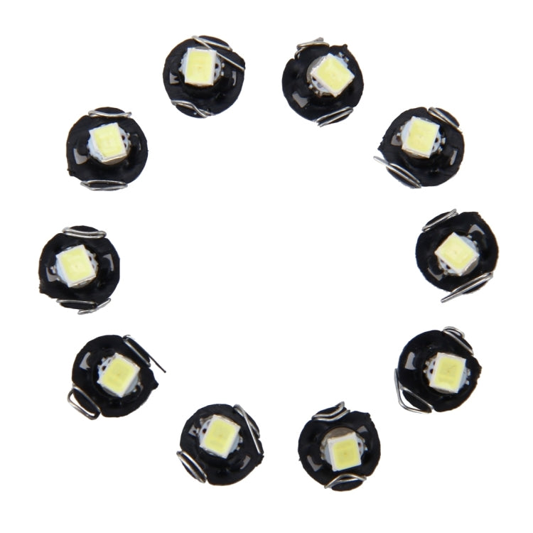 10 PCS 0.5W T3 Instrument Panel LED Light Dashboard Indicator Lamp Bulb(White Light) - Instrument Lights by buy2fix | Online Shopping UK | buy2fix