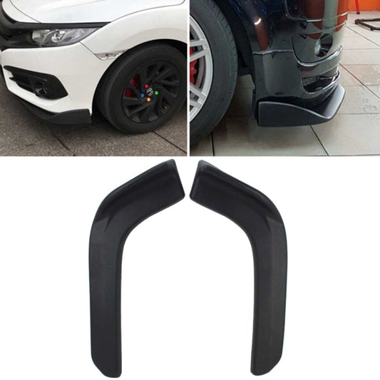 2 PCS Universal Fit Car Front Bumper Spoiler Lip Splitter Diffuser SUV ABS Front Shovel, Length: 62cm - Bumper by buy2fix | Online Shopping UK | buy2fix